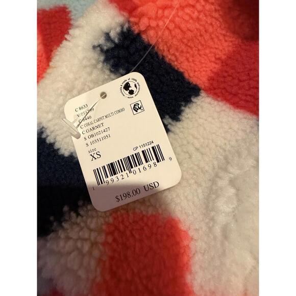 $198 FREE PEOPLE Movement Hit The Slopes Printed Fleece Jacket Sunset .Size XS - Picture 4 of 11